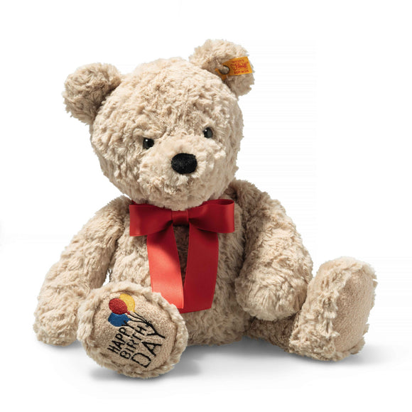 Soft Cuddly Friends Jimmy Teddy bear - Happy Birthday (35 cm)