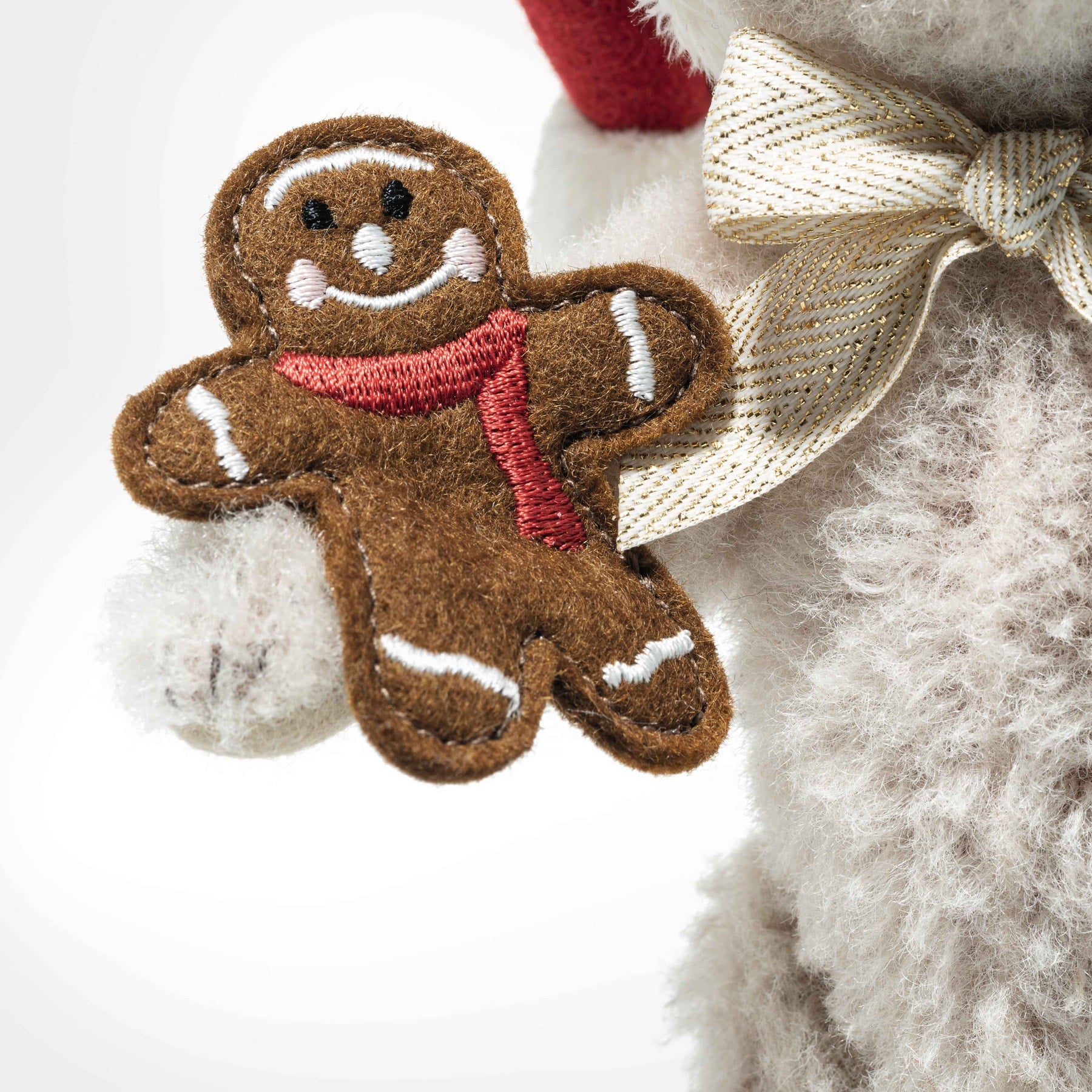 Steiff Hong Kong | Little Santa Claus Teddy Bear with Gingerbread