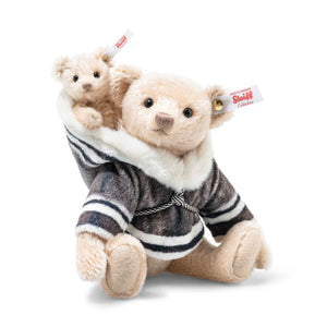 Mama Teddy Bear with Baby (23 cm)