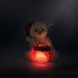 Santa Teddy bear with light (29 cm)