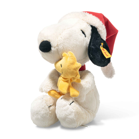 Snoopy Christmas with Woodstock in Santa Hat (30 cm)
