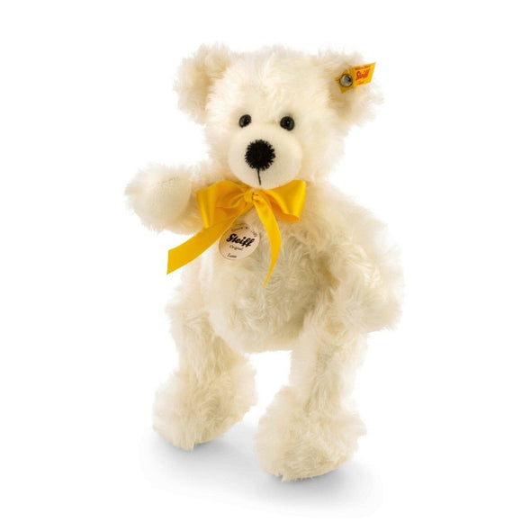 Lotte Classic Teddy Bear with Yellow Bow (28 cm)