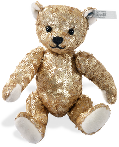 Selection Gold Sequin Teddy Bear (18 cm)