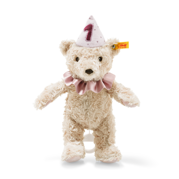 First Birthday Girl Teddy Bear with Musical Box (26 cm) - Steiff Hong Kong