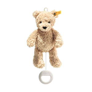 Soft Cuddly Friends Jimmy Teddy Bear Music Box, Light Brown (26 cm)
