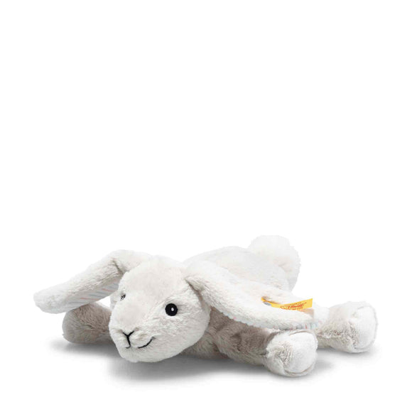 Soft Cuddly Friends Floppy Hoppel Rabbit, Light Grey (20 cm)